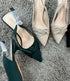 Luxury Pointed Toe Knot Stiletto
